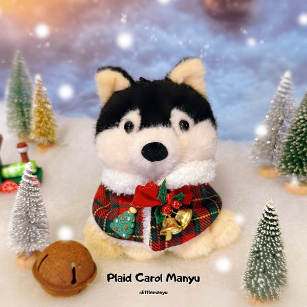 Littemanyu Plush｜Plaid Carol Manyu